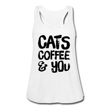 Katzen Tank Top - Katzen Kaffee Und Du