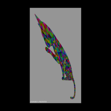 Motiv Regenbogen Katze