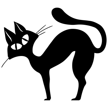 Motiv schwarze Katze