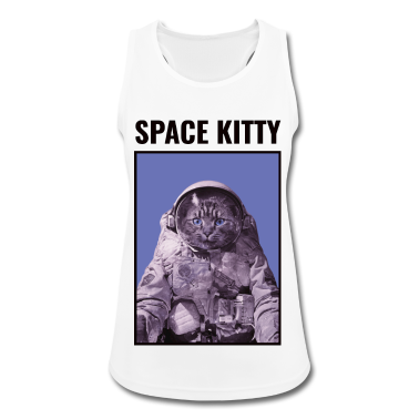 Katzen Tank Top - Space Kitty - Weltraum Katze