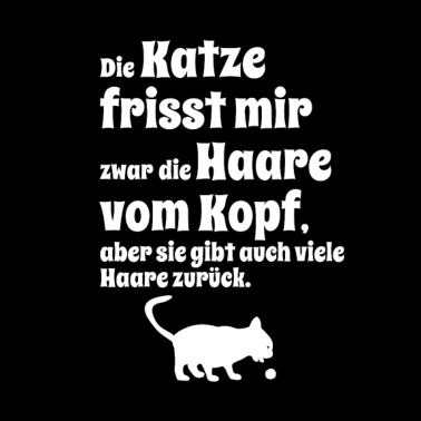 Motiv Die Katze gibt viele Haare zurück | Katzenhaare
