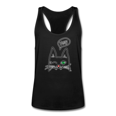 Katzen Tank Top - Katze Hey