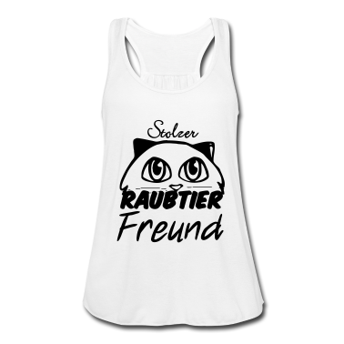 Katzen Tank Top - Raubtier Freund, Katze, Haustier, Spruch, Geschenk