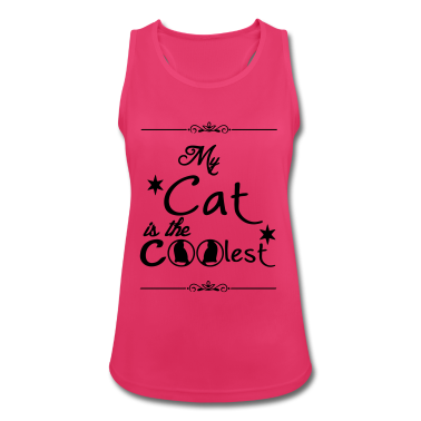 Katzen Tank Top - Coolest Cat Katze Spruch Tier Geschenk