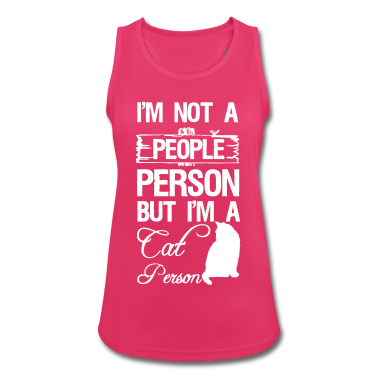 Katzen Tank Top - Cat Person Katze Tier Haustier Geschenk Spruch