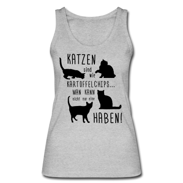 Katzen Tank Top - Katzen Shirt ● Kartoffelchips ● Geschenk