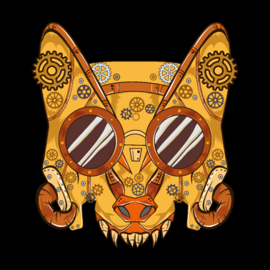 Motiv Steampunk Fuchs Tier Science Fiction Viktorianisch