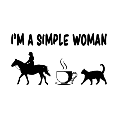 Motiv Pferde Kaffee Katzen