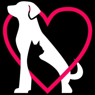 Motiv Hunde Katzen Liebe