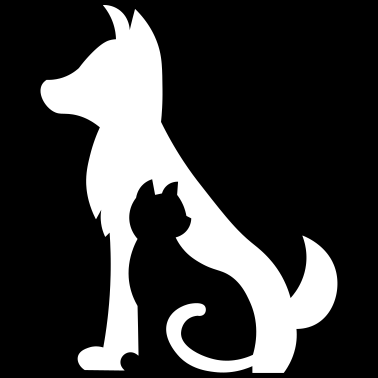 Motiv Simple Dog Cat / Gift - Birthday / Katze und Hund