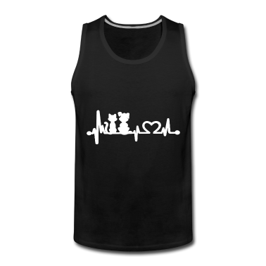 Katzen Tank Top - Dog and cat