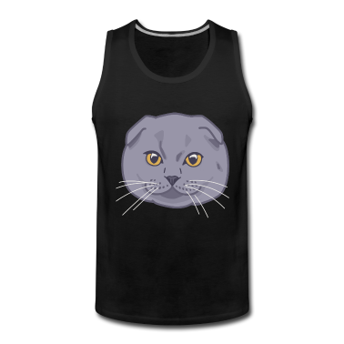 Katzen Tank Top - British Shorthair oder Scottish Fold Katze