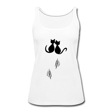 Katzen Tank Top - Katzen Liebe Valentinstag Kuschelkatzen Kratzer
