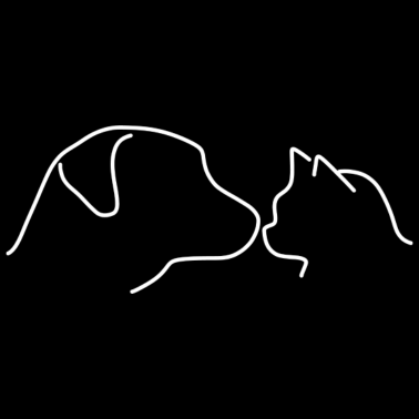 Motiv Hund Katze Tier Haustier Hunde Katzen Tierliebe