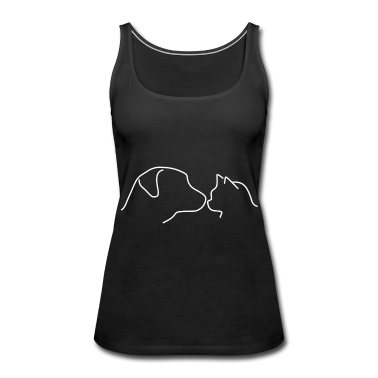Katzen Tank Top - Hund Katze Tier Haustier Hunde Katzen Tierliebe