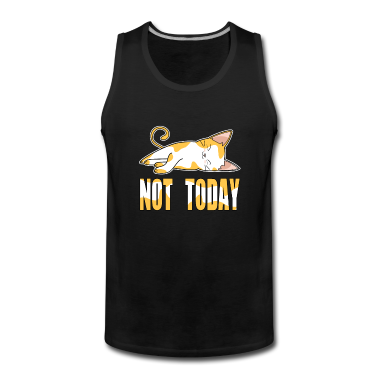 Katzen Tank Top - Faule Katze Not today Sweet cat