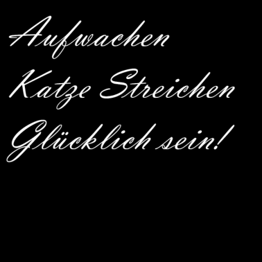 Motiv Katze streicheln