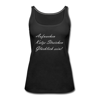 Katzen Tank Top - Katze streicheln