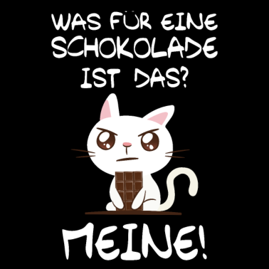 Motiv süße Katze was für Schokolade meine cat chocolate