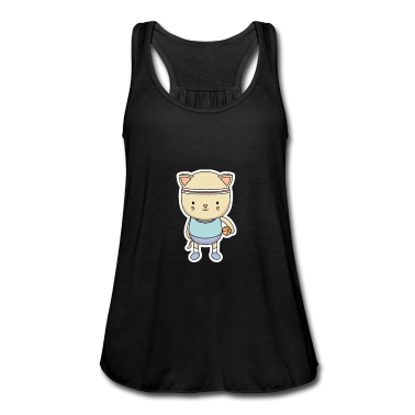 Katzen Tank Top - Katze Basketball
