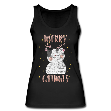 Katzen Tank Top - Weihnachten Katze Katzenbesitzer