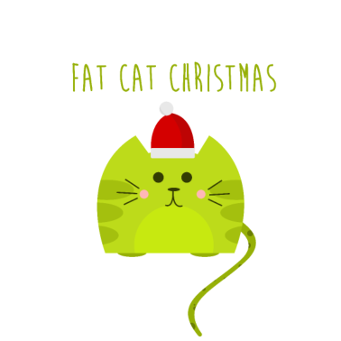 Motiv Katze Weinachten