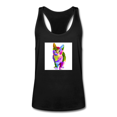 Katzen Tank Top - Die Bunte Katze