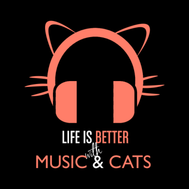 Motiv Musik und Katzen