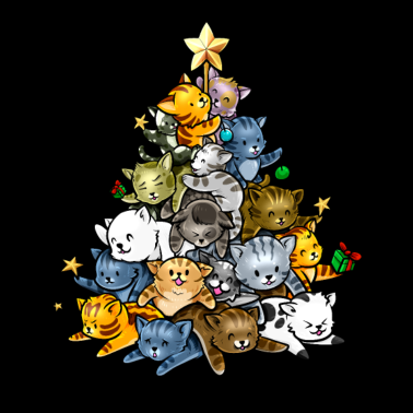 Motiv Katze Kätzchen Maine Coon Weihnachten Geschenk