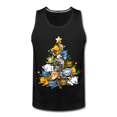 Katzen Tank Top - Katze Kätzchen Maine Coon Weihnachten Geschenk