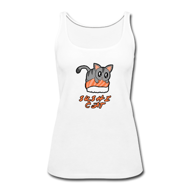 Katzen Tank Top - süße Sushi Katze