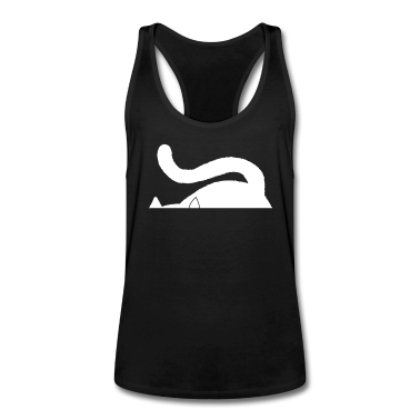Katzen Tank Top - KATZE VERSTECK LUSTIG STUBENTIGER GESCHENK