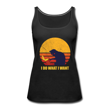 Katzen Tank Top - I Do What I Want Katze Katzen Liebhaber Geschenk