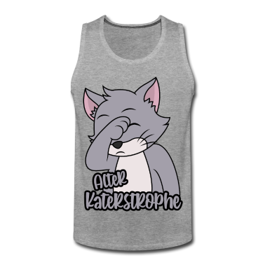 Katzen Tank Top - Alter Katastrophe Katerstrophe Kater Facepalm