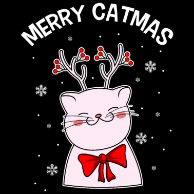 Motiv Katzen Weihnachten Merry Catmas