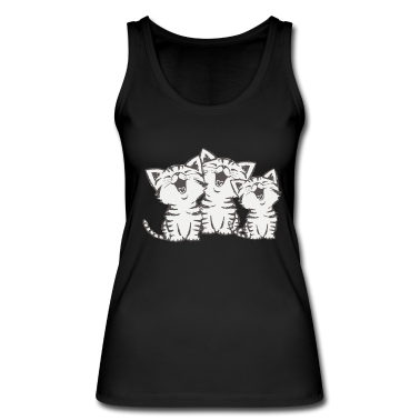 Katzen Tank Top - Katzen Katzenchor singende Katzen Geschenk Miau