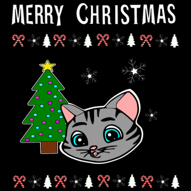 Motiv Ugly Christmas Katze