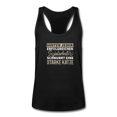 Katzen Tank Top - Sozialarbeiter Katze Katzen Katze Kätz Sozialarbei