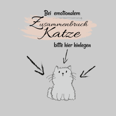Motiv Katze emotionaler Zusammenbruch