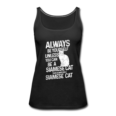 Katzen Tank Top - siamesische Katze