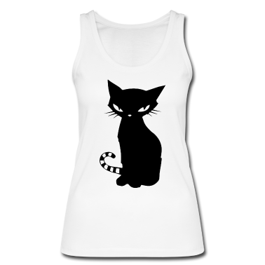 Katzen Tank Top - Schwarze Katze