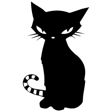 Motiv Schwarze Katze