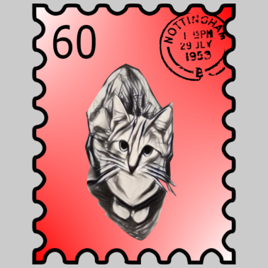 Motiv Briefmarke Katze