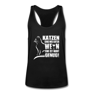 Katzen Tank Top - Katzen sind wie ein guter Wein