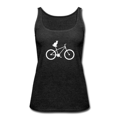 Katzen Tank Top - Lustiges Katze Fahrrad Radfahrer Geschenk Shirt