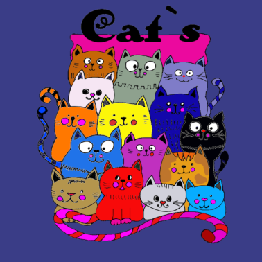 Motiv Katze, Katzen, Katzenbande, Mietze Katz