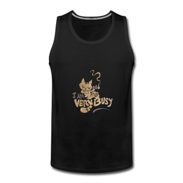 Katzen Tank Top - I am very Busy I Katze Cat Kater Kätzchen Cats