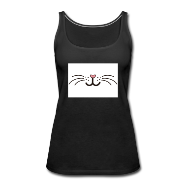 Katzen Tank Top - Katze Nette Maske