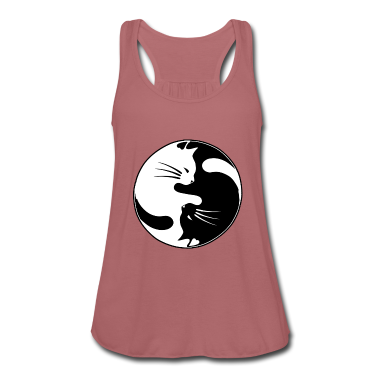 Katzen Tank Top - Yin-Yang-Katze