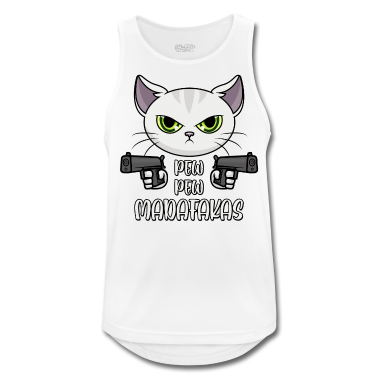Katzen Tank Top - Pew Pew Madafakas Katze